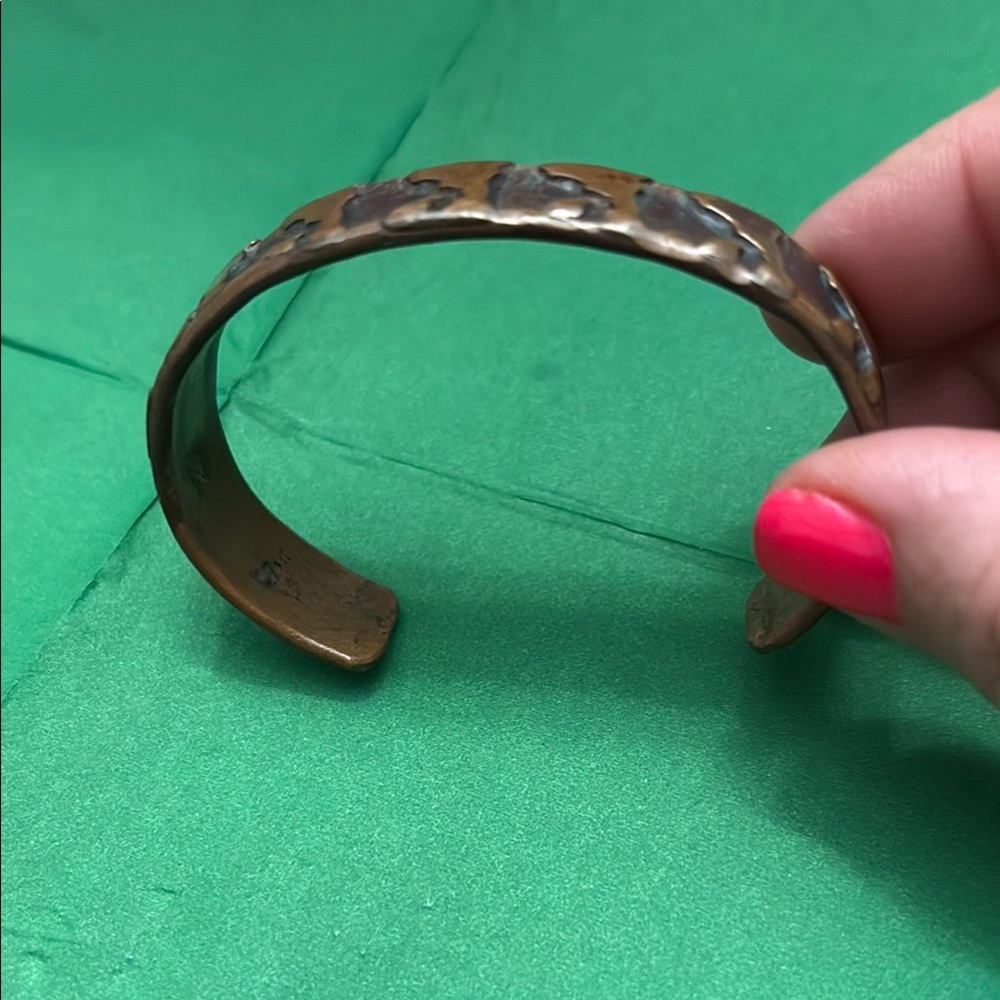 Vintage Bronze Cuff Bracelet